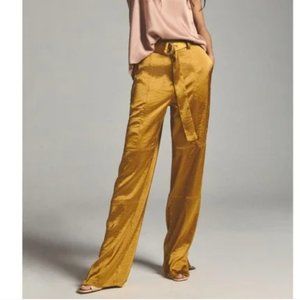 Anthropologie Avec Les Filles Relaxed Satin Trousers - Size 2 - NWT